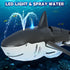 2.4Ghz 6+ 2 Remote Control Shark Pool Toys for Boys Kids,Highly Realistic Shark Pool Toys for Kids,RC Boat Outdoor
