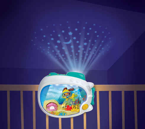 3-in-1 winfun Soothing Seas Nightlight with Music Box Projector, and Soft Glowing Light - Calming Lullabies