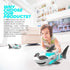 puzgic 3 4 5 6 7 8 Shark Toy Interactive Crawling Shark Toys with Music and Lights for Kids, Auto-Direction Change