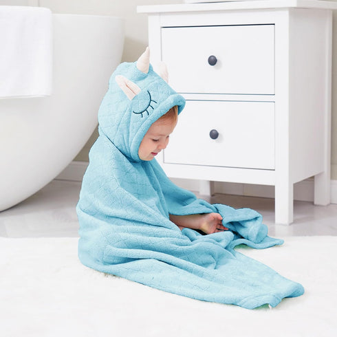 FUBANRAY 0-5 2-Pack 50''x32'' Toddler Hooded Towel Kids Bath Towels Baby Bath Towels for Boy Girl Years, Soft