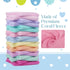 20 Pack 7" 9" UNIMADE Baby Washcloths, Super Soft Microfiber Coral Fleece Wash Cloths, Extra Absorbent Baby Towels