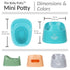 Communication The Baby Potty - Mini Potty | Early Potty Training | Elimination | Portable & Lightweight | Promote