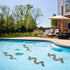 FUTUREPLUSX Inflatable Fake Snake, 3PCS Blow Up Pool Snake Floats for Reptile Jungle Party Decorations
