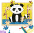 48 Piece Blank Puzzle with Tray to Draw on, Unique Custom Puzzle 14.2x10.6 Inches for Crafts & DIY
