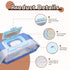 Jwthee Baby Wipe Warmer, Constant Temperature Evenly Heating Portable USB Wet Wipe Heater for Babies Portable Wipe