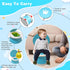 2026 30 Upgraded Portable Potty Chair for Toddlers with Splash-Proof Design, Foldable Travel Potty with Bag & Refills