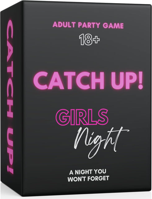 Catch Up! Girls Night 18+ Party Game - Spicy Conversation Starters for Fun Girls Nights, Bachelorette & Birthday