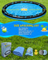 BoucyBudy 67" 1-3 4-8, Summer Splash Pad for Kids and Dogs, Non-Slip Sprinkler Play Mat, Outdoor Water Toys