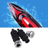 Heyiarbeit 42mm RC Boat Waterproof Push Rod Rubber Seal Bellow with Aluminum Mount, 2pcs