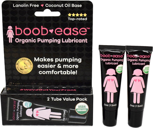 Bamboobies Pumping Lubricant Safe for Breastfeeding and Pumping Moisturizing Comfort for Nursing