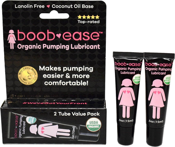 Bamboobies Pumping Lubricant Safe for Breastfeeding and Pumping Moisturizing Comfort for Nursing