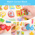 Wooden Alphabet Number Shape Learning Puzzles for Toddlers, 3 in 1 ABC Letter Puzzle Board Set for Ages 3-5 Educational