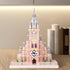 Set Micro Mini Building Blocks Pink Church Model Building Famous Architecture Model Building Kit