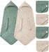 6 PCS Baby Towels and Washcloths Set, 2 PCS XL 35x35 Inch