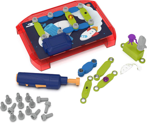 52 20 5+ Educational Insights Design & Drill Space Circuits, Beginning Circuit Building Science Kit, STEM Toy, Assorted