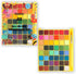 Set, 48 Grabie Mini Watercolor Colors with Brush, Paper Pad and Swatch Sheet, Travel Watercolors Painting Kit