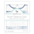 Amazing Baby Cotton Muslin Sleeping Sack, Wearable Blanket with 2-Way Zipper, Watercolor Stripes, Denim, Large (12-18
