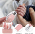 Set Wakauto Nail Clipper and Scissor Kit for Infants, Pink Manicure and Pedicure Grooming Tools with Safety Blades