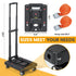 4 Orzbow Car Seat Dolly for Airport, Folding Car Seat Travel Cart with Wheels and Adjustable Handle, Carseat Roller