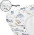 KuphiL10C Plane Theme Cloud Hot Air Balloon Pattern Baby Crib Sheet and Breast-Feeding Nursing Pillow Cover