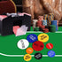 2-Inch Dealer Button - Set of 5 Professional Casino Poker Game Dealer Pucks for Texas Hold‘em and Tournaments