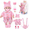 DOTVOSY 12" Baby Doll Set with Clothes and Baby Carrier for Dolls