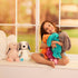 B. toys 12-Inch Plush Dog, Huggable Stuffed Animal Toy, Soft & Cuddly Plush Puppy for Newborns and Kids