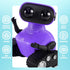 Robot Toys Remote Control Robot Toy Rechargeable Emo Robot with Auto-Demonstration Kids Robot RC Robot for Kids Smart Robot Gift for Children Age 3+ Purple