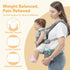 7-35lbs, Baby Carrier Newborn to Toddlers - Ergonomic Adjustable Soft Breathable Comfort Infant Carrier for Enhanced