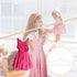 EXCEART 20 Pcs Metal Doll Clothes Hanger, Doll Outfit Hanger Accessories for Wardrobe Doll Clothes Gown Dress Outfit