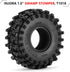 INJORA 1.0 Tires - S5 Swamp Stomper Crawler Tires for TRX4M AX24 SCX24 FCX24 1/18 1/24 RC Crawler Car, 63 * 24mm, T1018