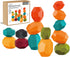 Tucimibo Jumbo Balancing Stones Toy Set, Polyhedral Plastic Stacking Rocks Educational Creative Preschool