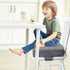 Toddler Booster Seat - Easy-to-Clean, Enhanced Comfort, Non-Slip, Travel-Friendly (Rock Gray)
