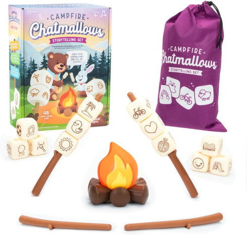 Educational Insights Campfire Chatmallows Creative Story Cubes & Social Skills Activities, Conversation