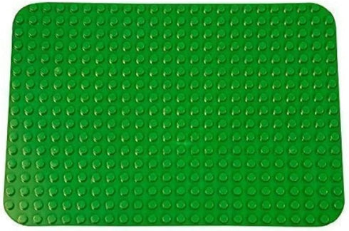 Strictly Briks Mega Block Baseplate, 15 in x 10.5 in, Dark Green, Durable Brick Toy Baseplate