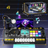Microphone,Bluetooth,8 Set 3 4 5 6 7 8+ RedCrab Kids DJ Mixer Table with Piano Keys, LED Lights, Interactive Music Toy