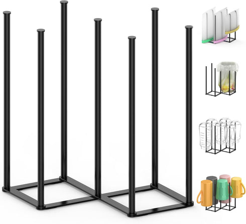 Senvix Collapsible Bottle Drying Rack, Baby Bottle Drying Rack, Foldable Cup Draining Holder,