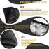 DOERDO 4Pcs Baby Stroller Wheel Cover Protection Covers for Baby Stroller Wheelchair, Large Black