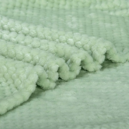 Fuzzy Blanket for Baby - Soft Warm Cozy Coral Fleece Toddler Receiving Blanket for Crib, Stroller, Travel (28Wx40L,