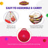 Kids Ball Pit Pop up Play Tent, Playhouse for Boys Girls Toddlers, Indoor Outdoor Toy with 50 Ball Pit Balls Included