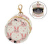 PYBUG Bunny Round Pacifier Storage Case, Polyester & TPU Lined with Hook Buckle, Pacifier Container Box for Baby