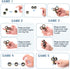 Set, Pack (3PCS) Magnetic Rings Fidget Toy Idea ADHD Fidget Toys, Adult Fidget Magnets Spinner Rings for Anxiety Relief