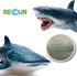 Gemini&Genius Sea Animal Great White Shark and Whale Shark Action Figure Set, Soft Rubber Marine Animal Model Toys for