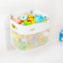 Quick Scoop Baby Mesh Bath Toy Storage, Large Opening Bath Toy Organizer for Toddlers, Gift Bathtub Toy Holder