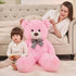 MaoGoLan Huge Pink Stuffed Animals - 47 inch Life Size Cute Teddy Bears for Baby Girls Shower Decorations