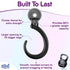 Stroller Hooks 2 Pack, Organizer Clip for Travel Purse, Shopping, Diaper Bags