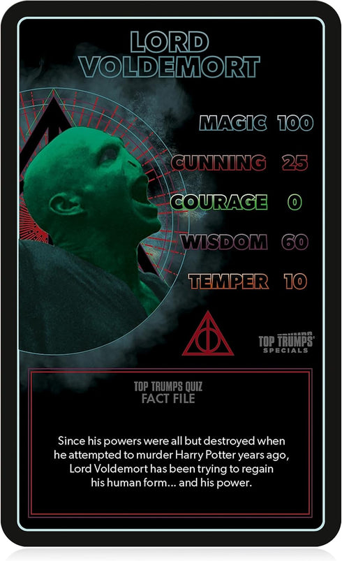 Top Trumps Card Game Harry Potter Dark Arts - Family Games for Kids and Adults, Learning Games for 2+