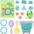 RACPNEL Beach Toys Sand Set for Kids, Collapsible Bucket and Shovels with