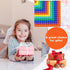 Multiplication 12x12, Addition 1-12 Math Fidget Popper, Learning Tools for Students and Children, Rainbow