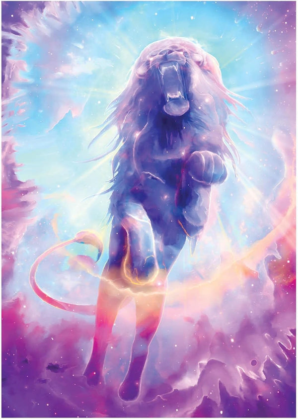 Toynk Roar of the Heavens Fantasy Lion Puzzle, 1000 Piece Jigsaw Puzzle for Adults and Kids, Interactive Brain Teaser